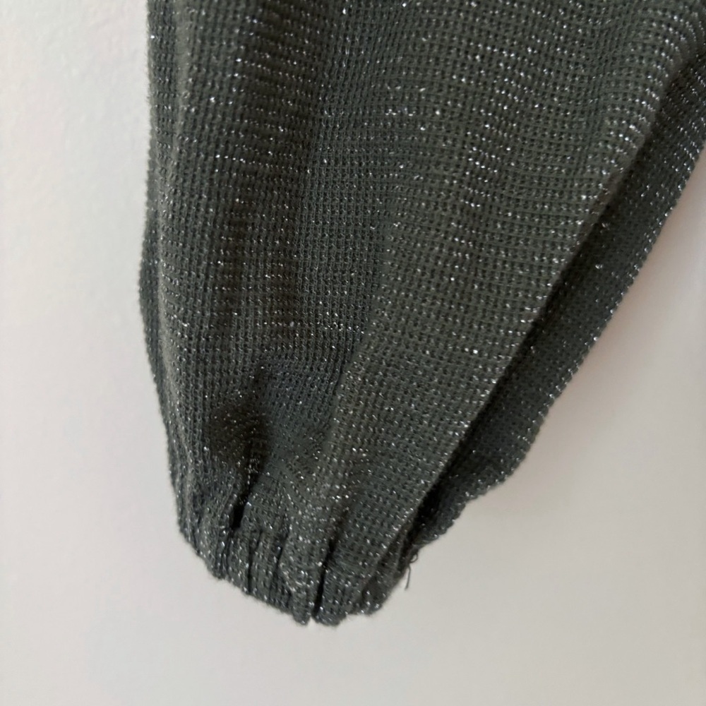 Ranna Gill Green Mesh Beaded Top XXS NEW NWT Anthropologie - Picture 4 of 8